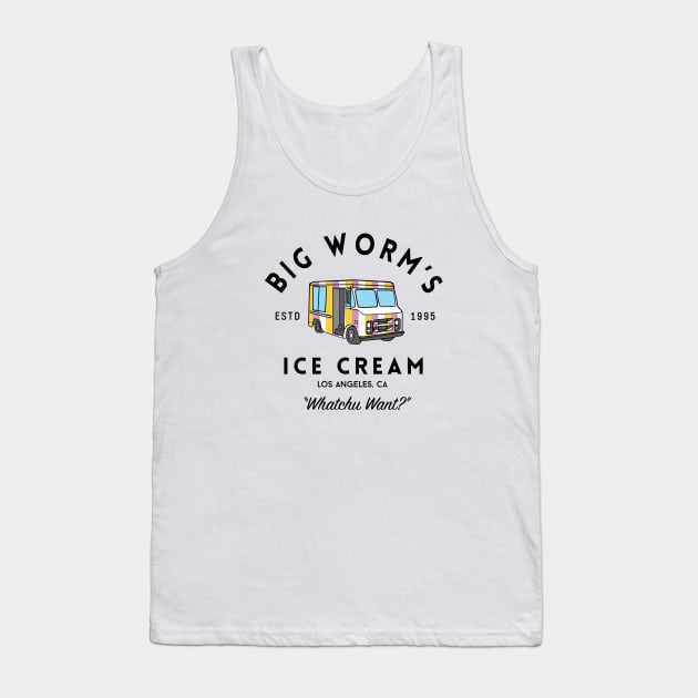 Big Worm's Ice Cream - "Whatchu Want?" - Los Angeles, CA Tank Top by BodinStreet